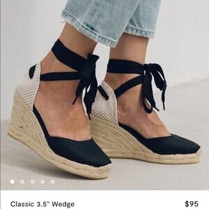 Soludos espadrille wedge - 3.5 inch high - size 9.5